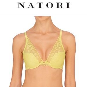 36DD Natori Cherry Blossom Convertible Bra - Citrine